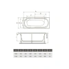 Акриловая ванна Relisan Eco Plus 170х70 Гл000015195 белый