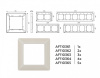 Рамка на 5 постов Ambrella Volt Line AF110365