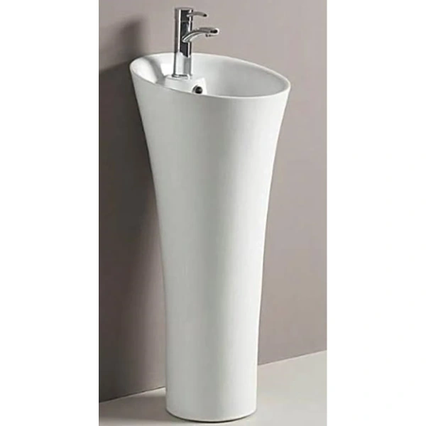 Раковина CeramaLux WK8100(G-306) 42,5x42,5 см, напольная, белый