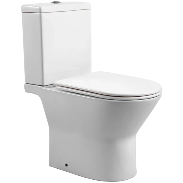 Унитаз-компакт Aquatek Леон AQ2785-00 с сиденьем микролифт, белый