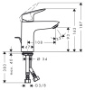 Смеситель для раковины hansgrohe Logis 71100000