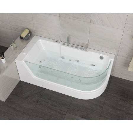 Акриловая гидромассажная ванна 170x80 см Grossman GR-17000L