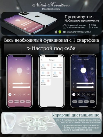 Потолочная люстра Natali Kovaltseva Line LED LAMPS 81174