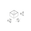 Ящик Agape Puzzle ALEG526GR серый
