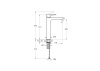 Смеситель для раковины Vitra Root Round A4270734EXP брашированный никель
