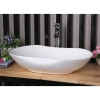 Раковина-чаша CeramaLux 9175 66x42 см, накладная, белый