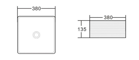 Раковина BelBagno BB1407