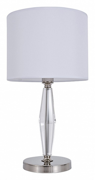 Настольная лампа декоративная Newport 11600 11601/T nickel без абажура
