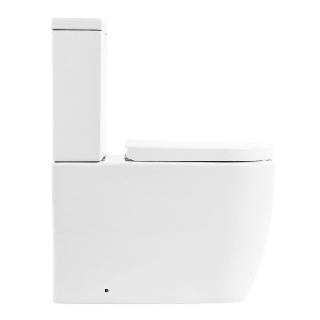 Унитаз-компакт безободковый BelBagno MARINO BB105CPR с сиденьем BB865SC