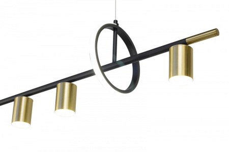 Люстра на штанге AM-Group  AM438 POLISHED GOLD