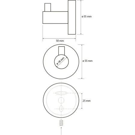 Крючок Bemeta Neo 104106025