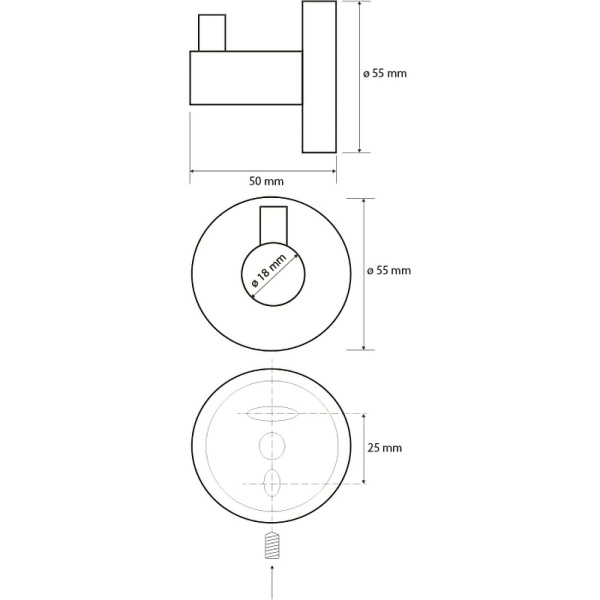 Крючок Bemeta Neo 104106025
