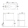Унитаз BelBagno Amanda BB051CPR/BB051SC с сиденьем