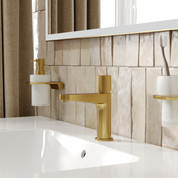 Смеситель для раковины WasserKRAFT Schunter 8203 золото