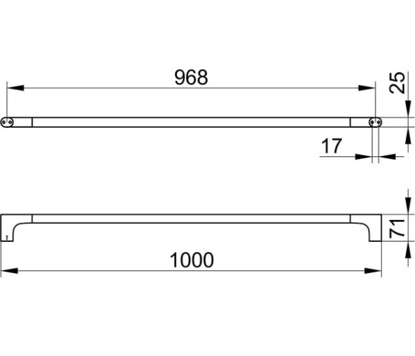 Полотенцедержатель Keuco Edition 400 11501011000