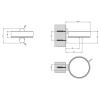 Мыльница Gessi 316 54702#707 черный