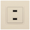 Розетка 2хUSB type A без рамки Эра Эра Elegance 14-4110-02