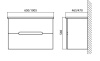 Раковина BelBagno SOFT-650 13065-KL