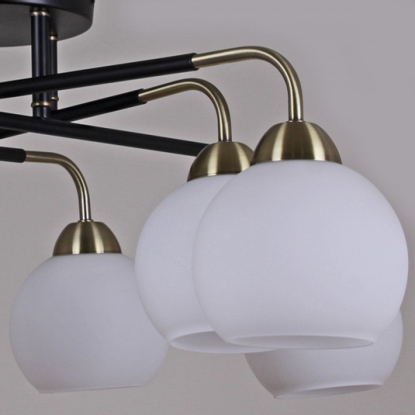 Потолочная люстра ILLUMICO  IL0252-8CSQ-79 BK AB