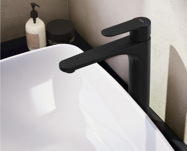 Смеситель для раковины Vitra Root Round A4270736EXP черный матовый