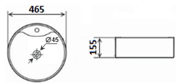 Раковина Timo Reko TK-205