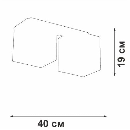 Накладной светильник Vitaluce V2879 V2879-1/2PL