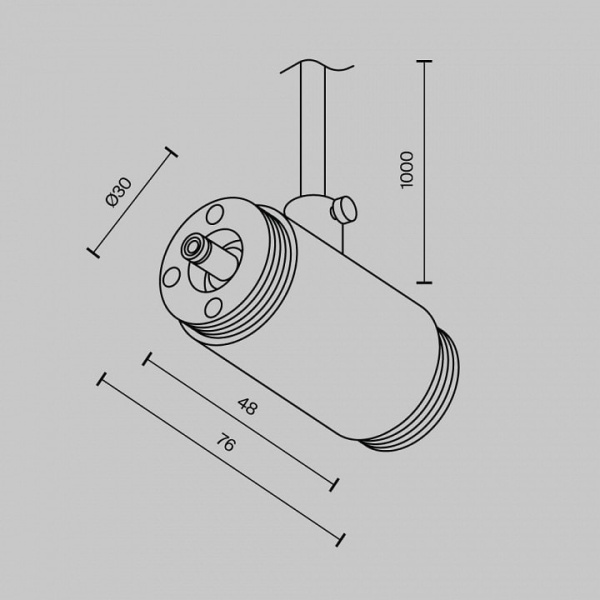 Токопровод концевой Maytoni CA013IC-P-B