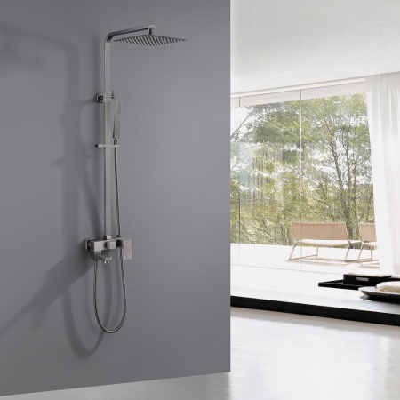 Душевой комплект Abber Daheim AF8216NG никель