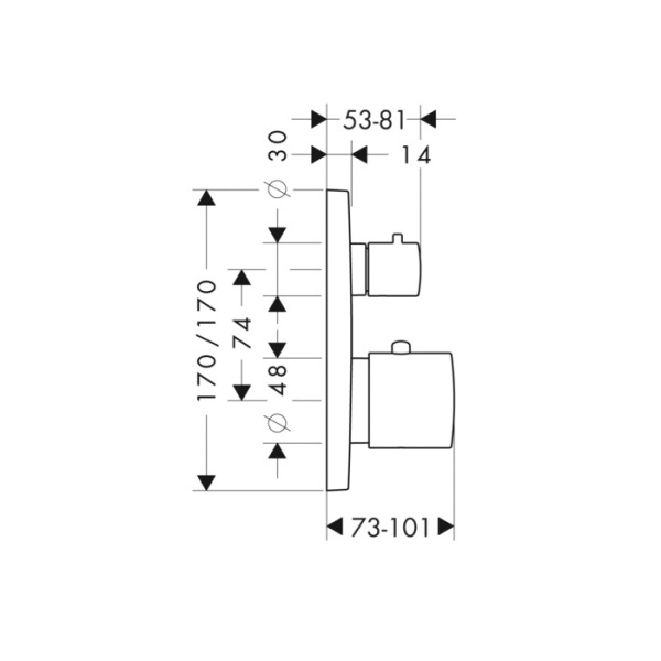 Душевой комплект Grohe Grohtherm 34705000 SmartControl, верхний душ круглый