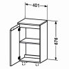 Тумба Duravit D-CODE 9662 белая
