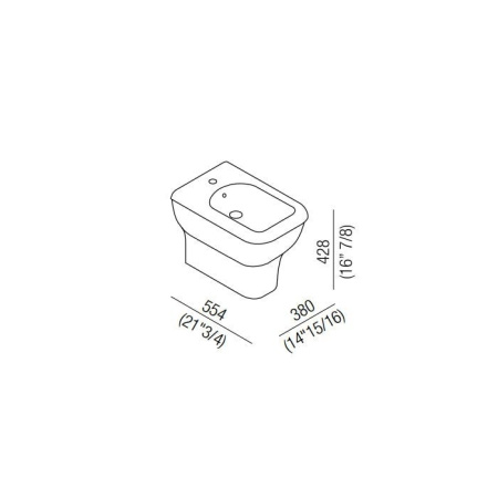 Напольное биде Agape Memory ACER0898BZG *1 черный