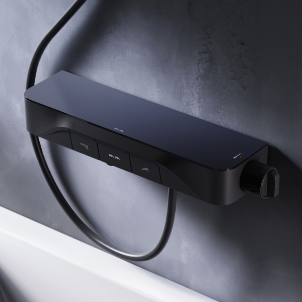 Смеситель для ванны AM.PM Func F8F10522 черный матовый