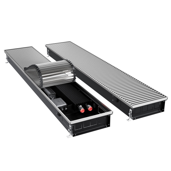 Конвектор внутрипольный Royal Thermo ATRIUM TURBO-90/250/2700-DG-U-NA