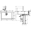 Кухонная комбинация hansgrohe C71-F660-08 43202000 хром