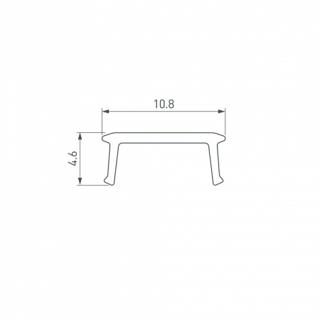 Рассеиватель Arlight SHELF 060587