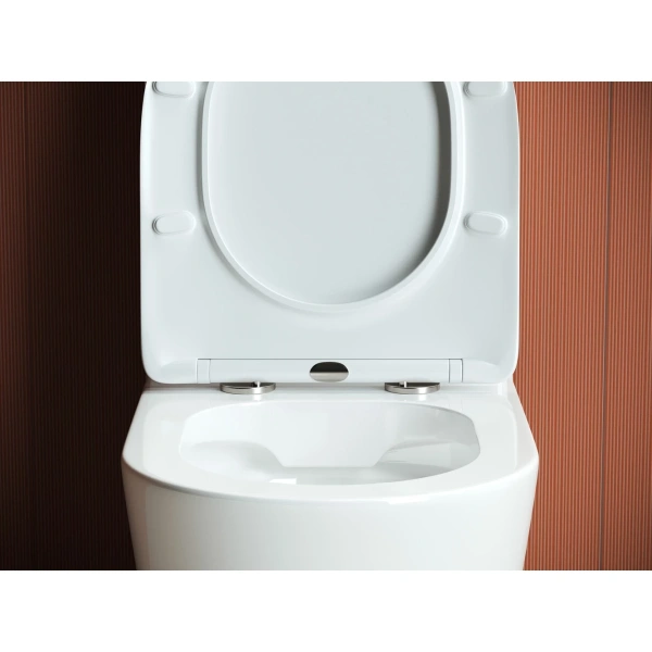 Унитаз-компакт Ceramica Nova Highlight CN1802 безободковый, с сиденьем микролифт, белый