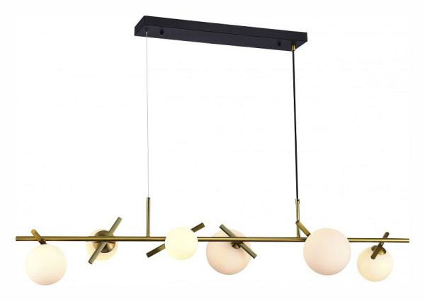 Подвесной светильник iLamp Golden 2134-6L BR+MBK