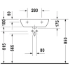 Раковина 55x43 см Duravit D-Code Med 23115500002