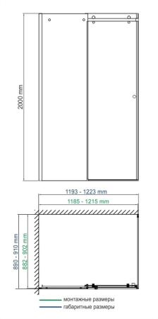 Душевой уголок WasserKRAFT Vils 56R (56R07)
