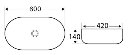 Раковина BelBagno BB1084