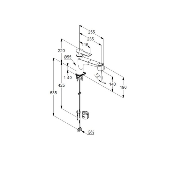 Смеситель для кухни Kludi Mix 329410575