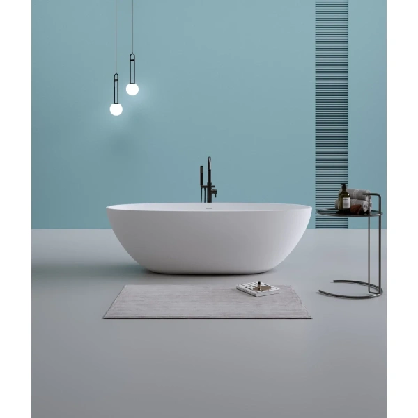 Ванна из литьевого мрамора Timo Lempi Solid Surface LEMPI1700 170x78 см, отдельностоящая, белый матовый