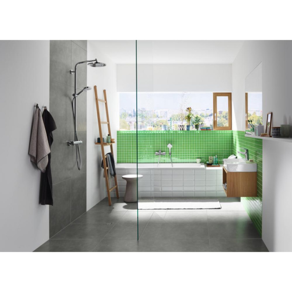 Душевой набор hansgrohe Crometta 1jet 26690400 125 см белый/хром