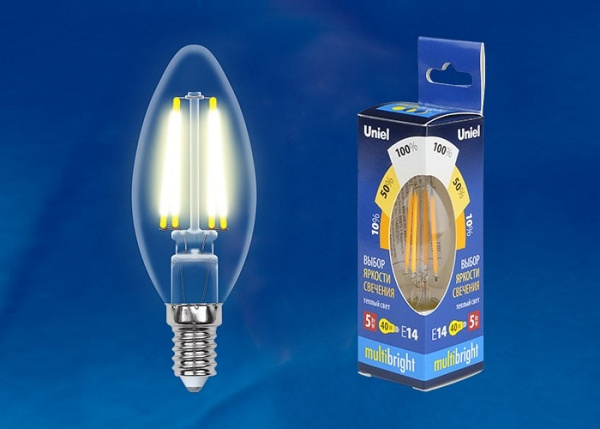 Лампа светодиодная Uniel MB GLM10TR E14 5Вт 3000K UL-00002367