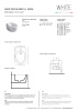 Биде подвесное White Ceramic Basic Circle W020401
