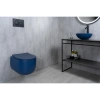 Раковина-чаша GID 9081bum 36x36 см, накладная, синий матовый