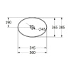 Раковина Villeroy&Boch Loop&Friends 56 4A4701R7 чистый черный