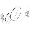 Зеркало Agape Dot line 50x70 ASPE038
