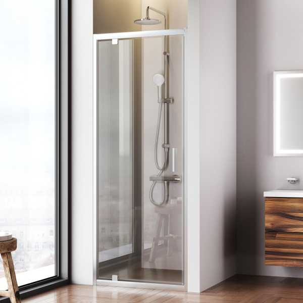 Душевая дверь AM.PM Gem W90G-80-1P-MT серебро
