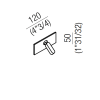 Смеситель для душа Agape Square ARUB1113A